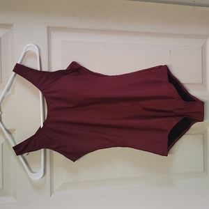 Women's size small maroon swimsuit